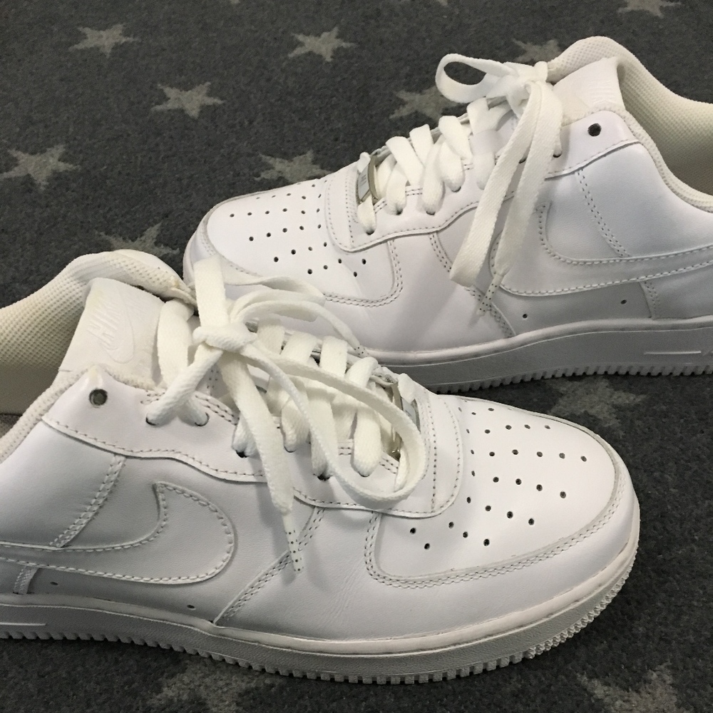 Nike White AF1 Sneakers (women’s)